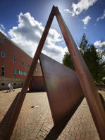 Richard Serra sculpture at WWU